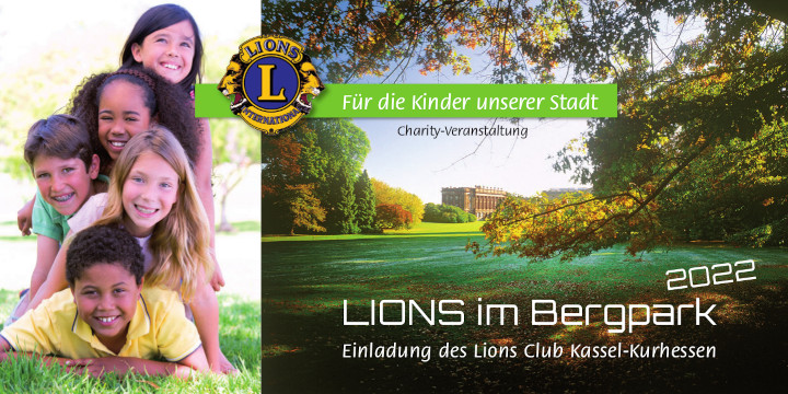 Einladung zur traditionellen Charity-Veranstaltung LIONS im Bergpark